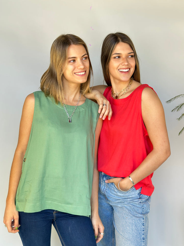 
                  
                    Musculosa de lino A459
                  
                