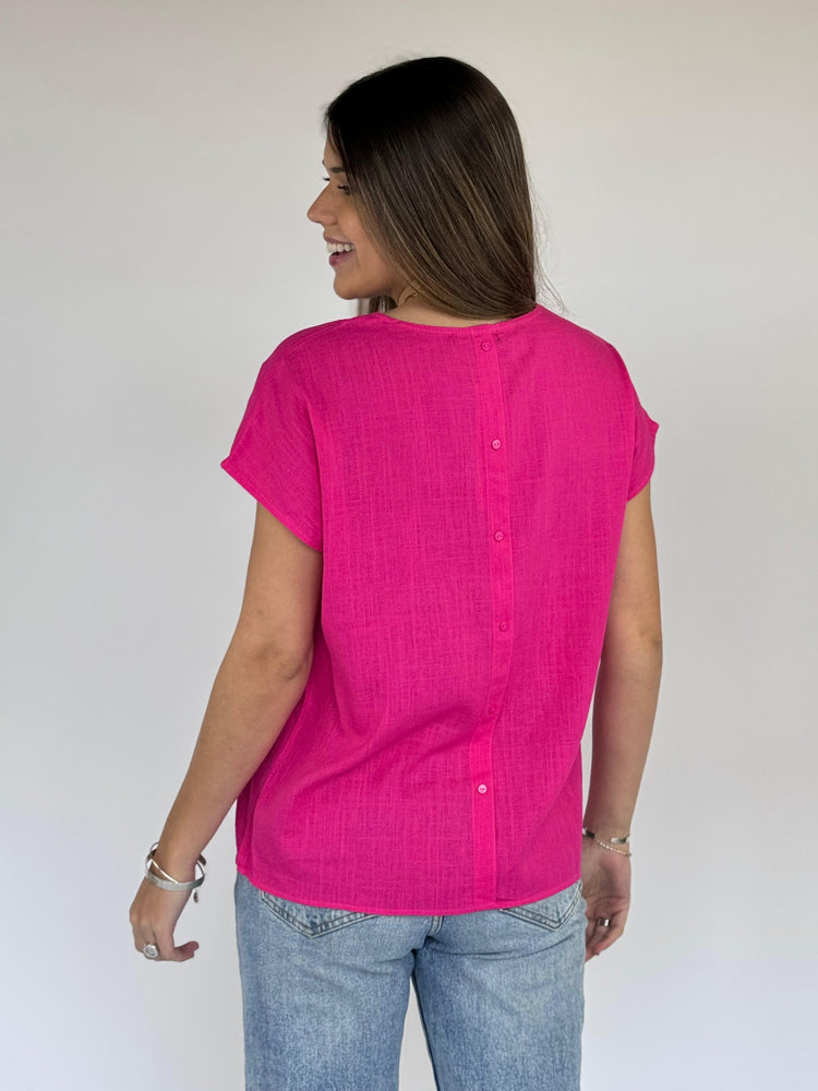 
                  
                    Blusa de Lino con botones atrás A469
                  
                