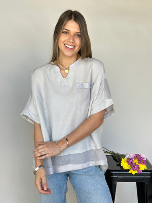 
                  
                    Blusa de Lino s472
                  
                