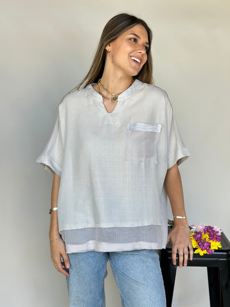 
                  
                    Blusa de Lino s472
                  
                