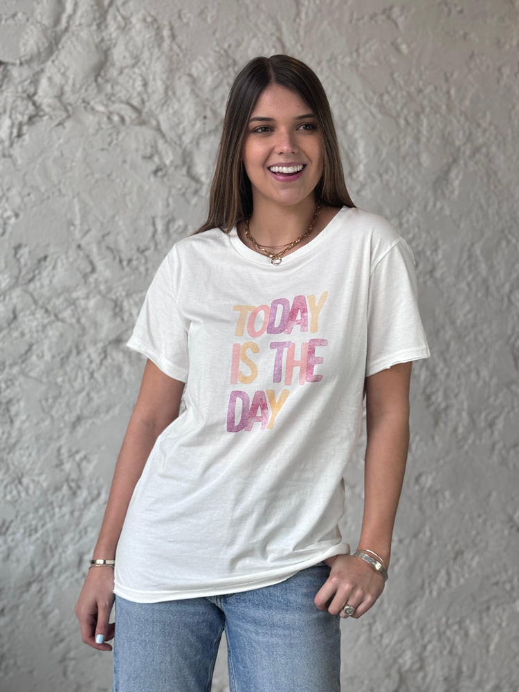 
                  
                    Remera de Algodon "Today is the Day" A224
                  
                