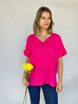 
                  
                    Blusa de Lino A464
                  
                