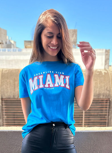 Remera de algodón "MIAMI" A283