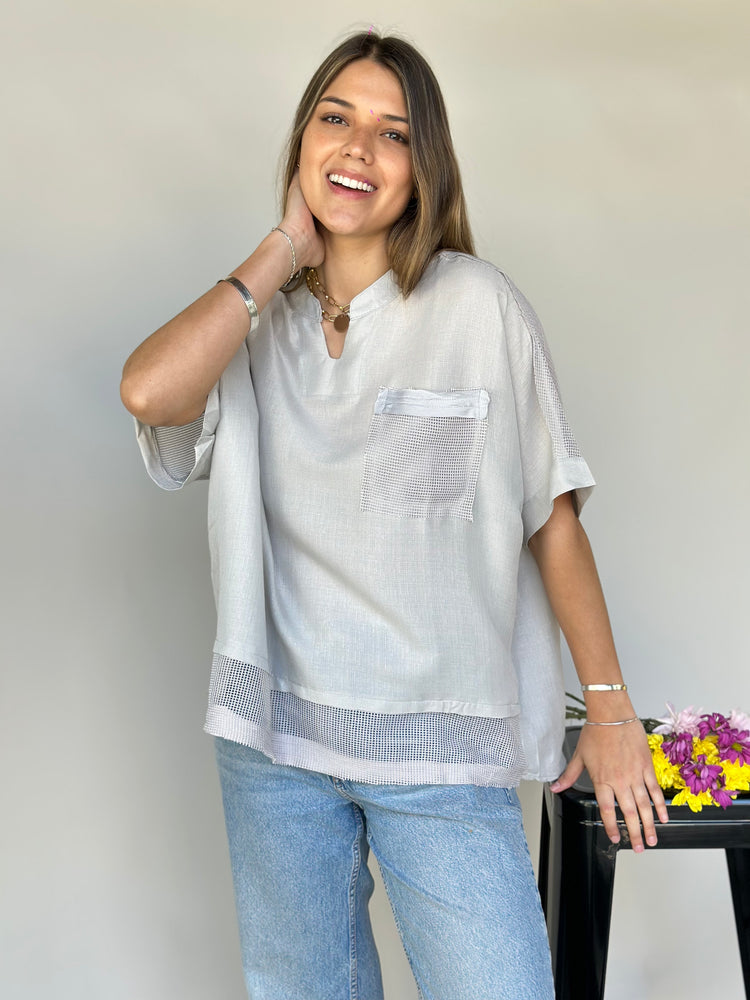 
                  
                    Blusa de Lino s472
                  
                